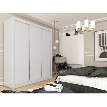 Kvalitní Šatní Skříň bez zrcadla 180 cm Dub sonoma Furniture