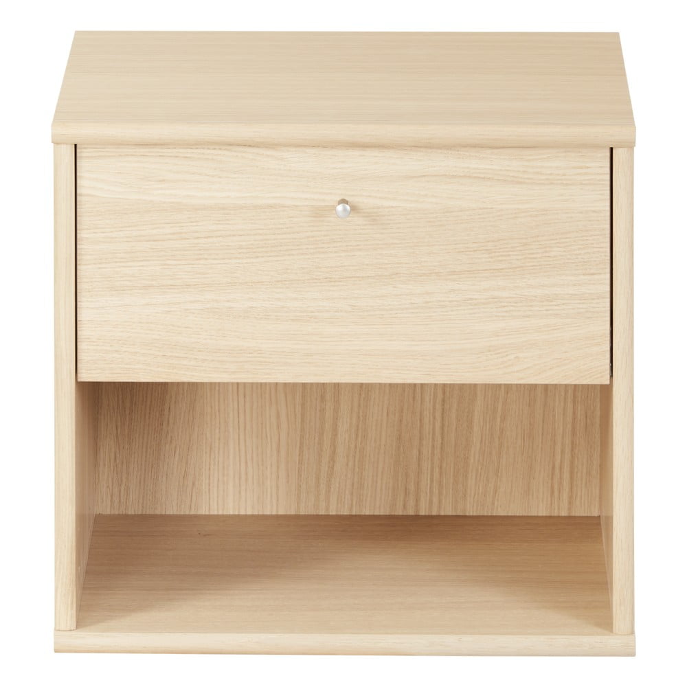 Függő éjjeliszekrény tölgyfa dekorral Mistral - Hammel Furniture